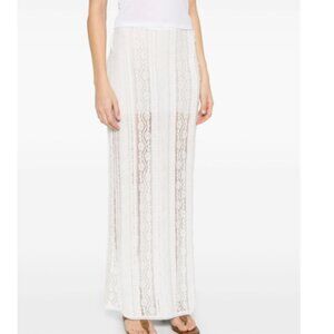 Charo Ruiz Ibiza Apate Maxi Stretch Lace Skirt